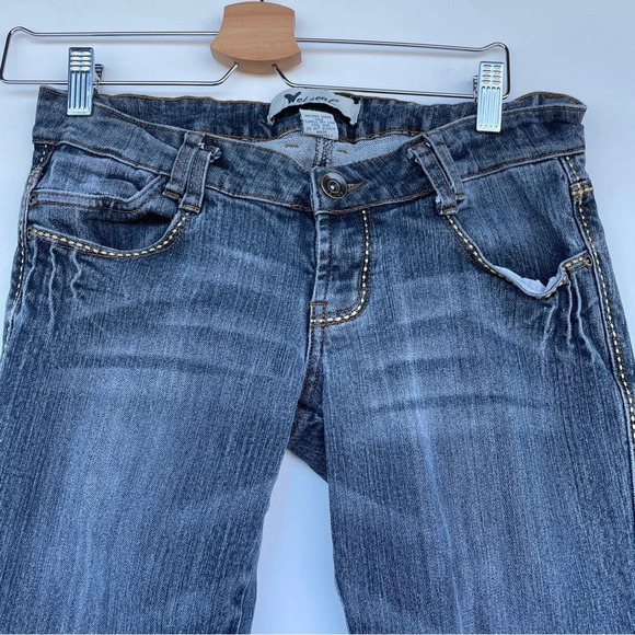 Y2K Wet Seal low rise jeans sz Jr 5 - Picture 3 of 8